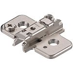 Blum CLIP 3mm Cam Adjustable Wing Mounting Plate (Wood/System Screw, Steel)
