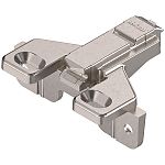 Blum CLIP 0mm Face Frame Flange Mounting Plate (Screw-on, with Flange, Die-Cast)