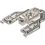 Blum CLIP 4.5mm Face Frame Cam Adjustable Mounting Plate (Screw-on, Center Mount, Steel/Die-Cast)
