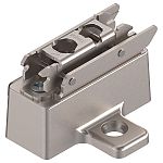 Blum CLIP 22mm Cam Adjustable Wing Mounting Plate (for 7/8" Recess, Wood/System Screw, Steel)