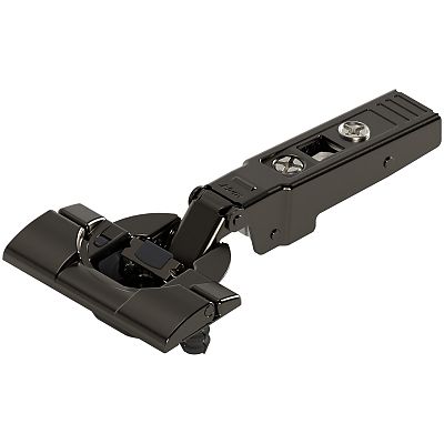 Blum 95&deg; CLIP top BLUMOTION Thick Door Hinge (Full Overlay, Inserta, Soft-Close) - Onyx Black