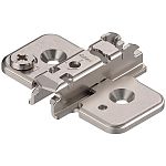 Blum CLIP 3mm Cam Adjustable Wing Mounting Plate (Screw-on, Steel)