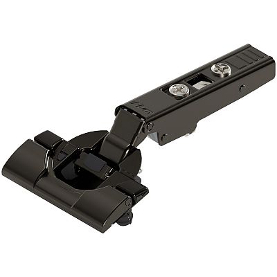 Blum 110&deg; CLIP top BLUMOTION Hinge (Full Overlay, Inserta, Soft-Close) - Onyx Black