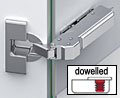 Grass Tiomos +45&deg; Angle Corner Hinge for Overlay Doors - EACH (Soft-Closing, Dowelled)