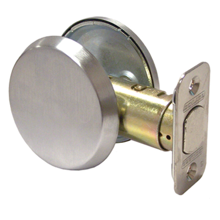 Schlage Deadbolt Schlage B81619 Satin Nickel Deadbolt - Single Sided Schlage Deadbolt Schlage B81619 Satin Nickel Deadbolt - Single Sided