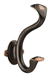 Hickory Hardware Craftsman Hook - EACH (Oil Rubbed Bronze Highlighted)