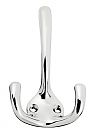 Hickory Hardware Triple Utility Coat Hook - EACH (Polished Chrome)