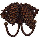 Sierra Lifestyle Hooks Collection 3" (76mm) Pinecone Hook (Rust)
