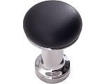 Sugatsune 1-13/16" (46mm) Leathery Chic Coat Hook - (Black)