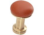 Sugatsune 1-13/16" (46mm) Leathery Chic Coat Hook - (Tan)
