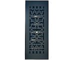 Acorn Cast Iron Air Register - 12x4in. (Black)