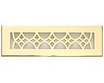 Hamilton Strathmore Floor Register - 12 x 2-1/4in. (Polished Brass Lacquered)