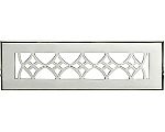 Hamilton Strathmore Floor Register - 10 x 2-1/4in. (Polished Nickel)