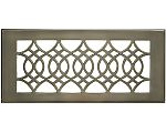 Hamilton Strathmore Floor Register - 10 x 4in. (Antique Brass)