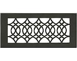 Hamilton Strathmore Floor Register - 10 x 4in. (Black)