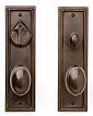 Sun Valley Bronze Ridge Passage Latch/Deadbolt Entry Set