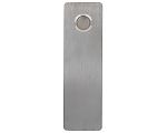 Waterwood Brushed Stainless Adhesive Mount Doorbell Button - Rectangle Doorbell (Brushed Stainless Steel)