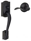 Schlage Camelot Door Entrance Lower Handleset w/Accent Interior Lever