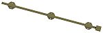 Deltana Solid Brass 24" (610mm) Heavy Duty Modern Surface Bolt