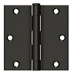 Deltana Residential Steel 3-1/2" x 3-1/2" Hinge - Square Corner - EACH