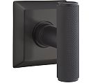 Emtek Ace Knurled Door Knobset w/Quincy Rosette