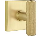Emtek Ace Knurled Door Knobset w/Square Rosette