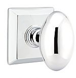 Emtek Egg Door Knobset w/Quincy Rosette