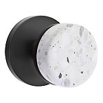 Emtek Select Conical Light Terrazzo Door Knobset w/Disk Rosette