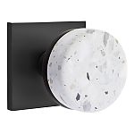 Emtek Select Conical Light Terrazzo Door Knobset w/Square Rosette
