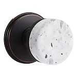 Emtek Select Conical Light Terrazzo Door Knobset w/Watford Rosette