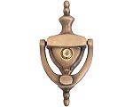Brass Accents 6" (152mm) Traditional Door Knocker with 160&deg; Door Viewer