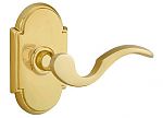 Emtek Cortina Door Leverset w/Scalloped Rosette
