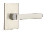 Emtek Modern Spencer Door Leverset w/Modern Rectangle Rosette
