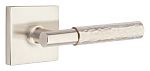 Emtek Select Hammered T-Bar Door Leverset w/Square Rosette