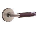 Emtek Select R-Bar Rosso Levanto Marble Door Leverset w/Disk Rosette