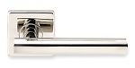 Unison INOX Copenhagen Door Leverset w/Square Rosette