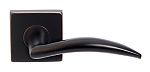 Unison INOX Air Stream Door Leverset w/Square Rosette