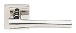 Unison INOX Champagne Door Leverset w/Square Rosette