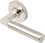 Unison INOX Aurora Door Leverset w/Round Rosette