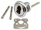 GMS Small Format IC Rim Cylinder Housing - EACH (Satin Chrome)