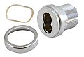 Schlage Large Format IC Mortise Cylinder Housing - EACH (Satin Chrome)