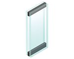 Air Louver Insulated Glass Unit, 1/4" Thick Glass, 1" Overall Thick - EACH