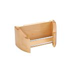 Rev-A-Shelf 8" Single Cabinet Door Mount Wood Storage Tray