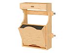 Rev-A-Shelf Wood Door-Mount Tip-Out Knife Storage Organizer
