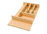 Rev-A-Shelf 10-1/4" x 19-1/2" Natural Maple "Right Fit" Shallow Cutlery Drawer Insert