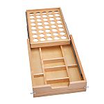 Rev-A-Shelf 15" (381mm)W Wood Two-Tier K-Cup Drawer System w/ Soft-Close for 18" Face Frame Cabinet
