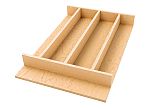 Rev-A-Shelf 13-1/4" x 19-1/2" Natural Maple Right Size Utensil Drawer Insert