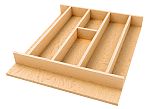 Rev-A-Shelf 16-1/4" x 19-1/2" Natural Maple Right Size Utensil Drawer Insert