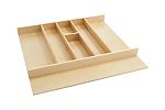 Rev-A-Shelf 24" W Natural Maple Shallow Utensil Drawer Insert - 2-3/8" H