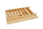 Rev-A-Shelf 33-1/8" W Natural Maple Utensil/Cutlery Drawer Insert - 2-3/8" H